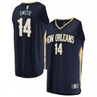 Camiseta Jason Smith 14 New Orleans Pelicans Icon Edition Armada Hombre